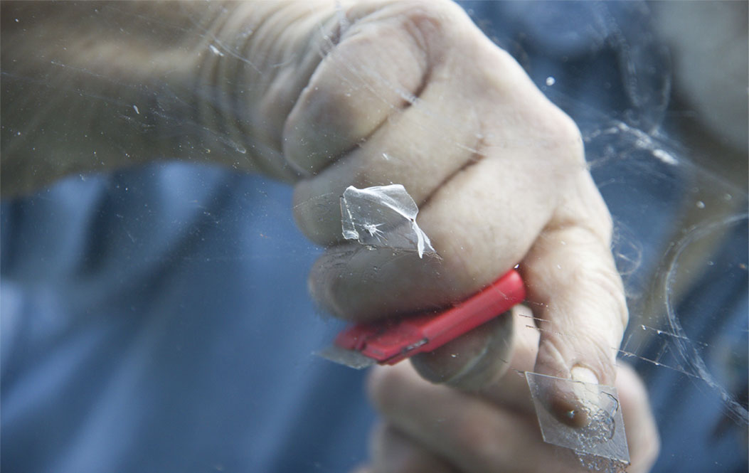 Ремонт сколов - взгляд под микроскопом