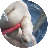 Ремонт сколов - взгляд под микроскопом