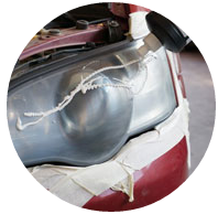 Полировка фар в фотографиях