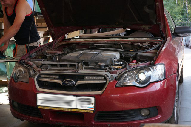 Полировка фар в фотографиях 7