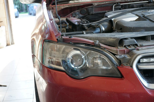 Полировка фар в фотографиях 8