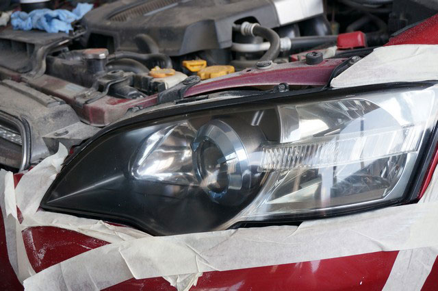 Полировка фар в фотографиях 5