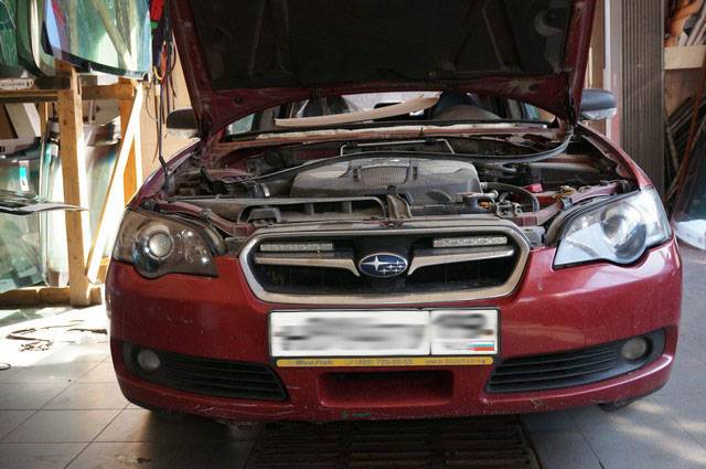 Полировка фар в фотографиях 6